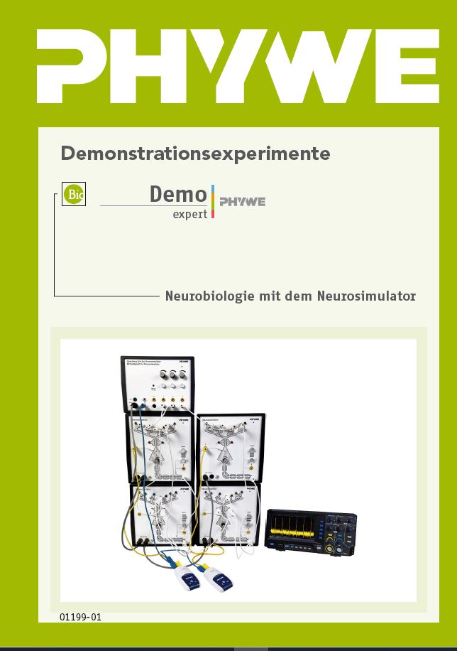 Handbuch Lehrerversuche Neurosimulator, DEMO expert Biologie (NST), (in german)