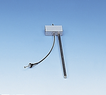 Holding device with cable release