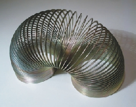 Helical spring "Slinky"
