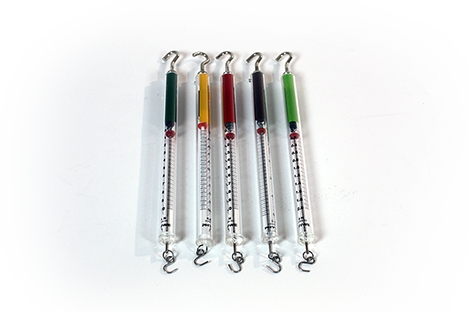 Spring balance,transparent, 1 N