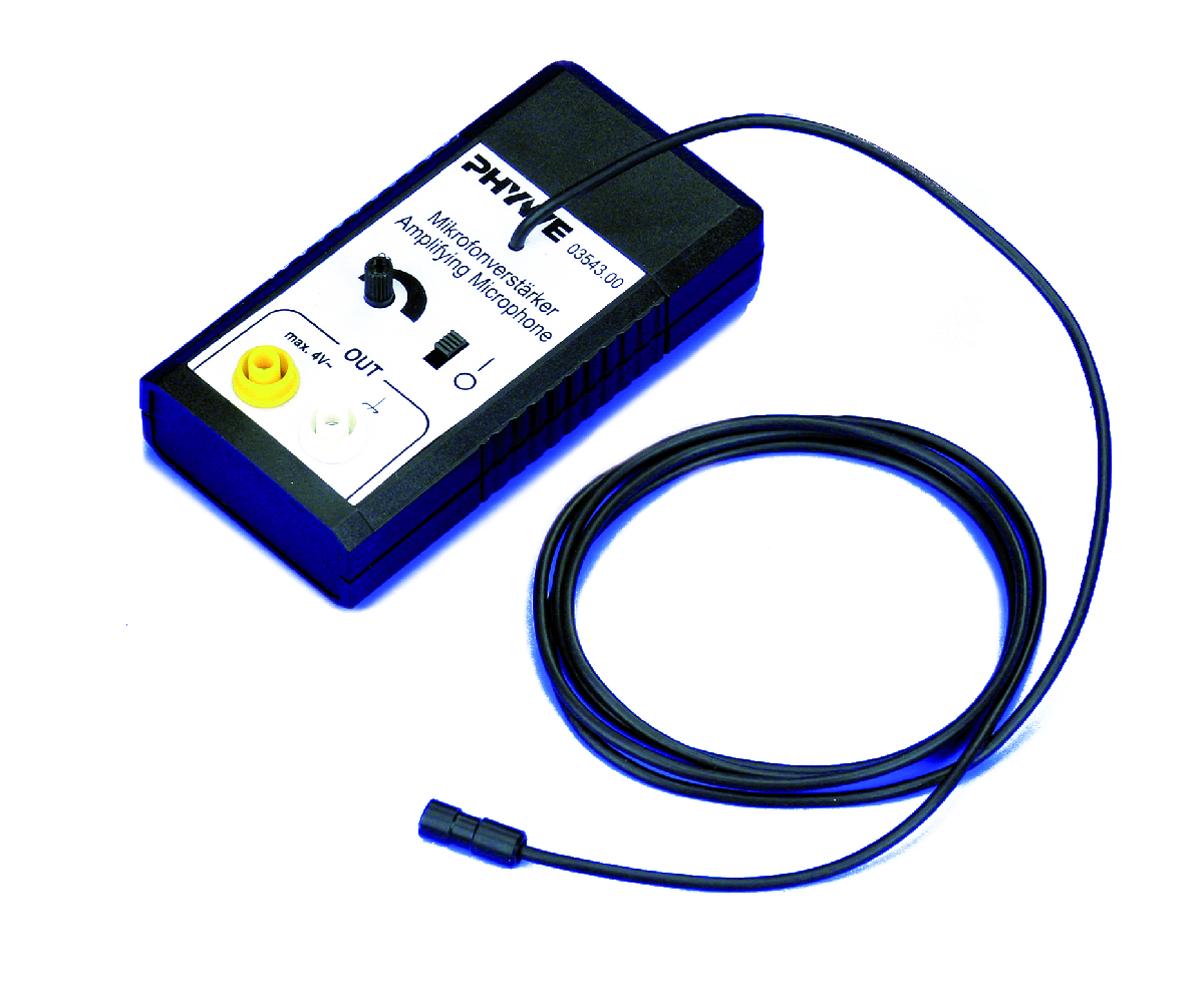 PHYWE Measuring microphone with amplifier