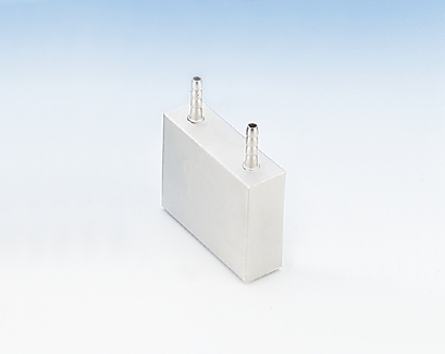 Flow-through heat exchanger