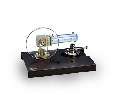 Stirling engine transparent