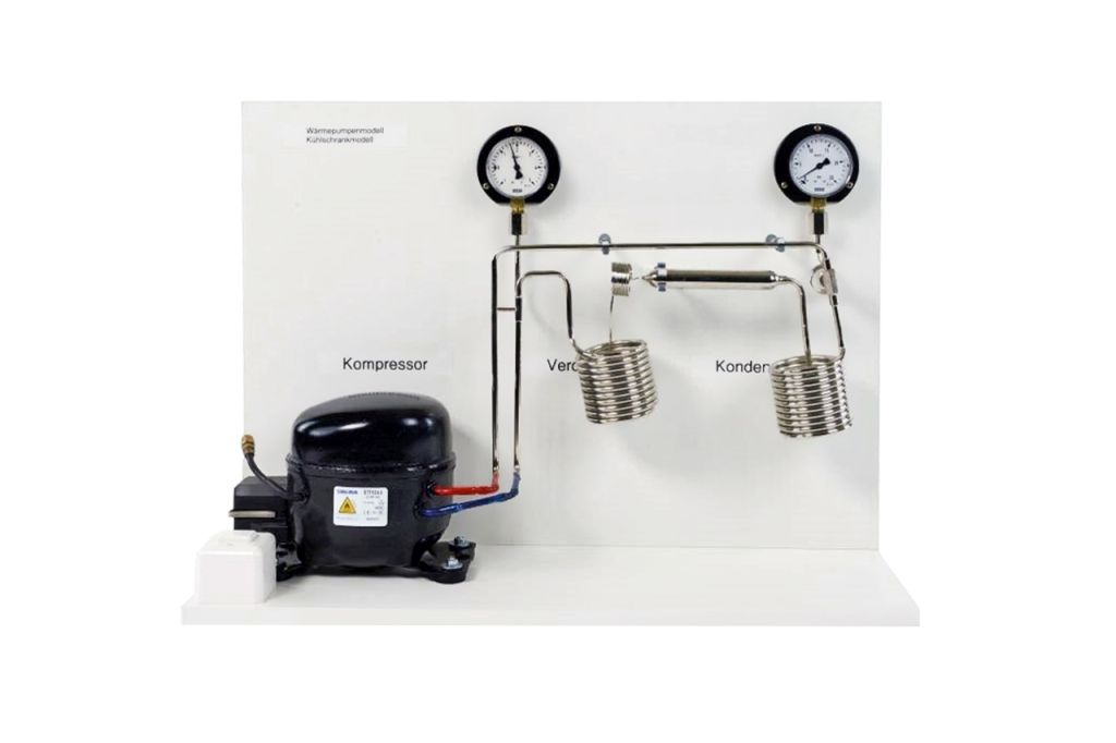 Heat pump, compressor principle