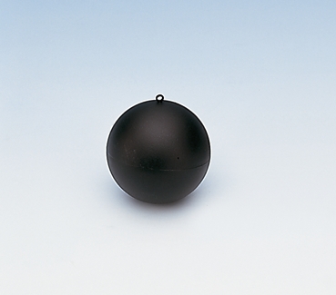 Hollow plastics ball,w.eyelet
