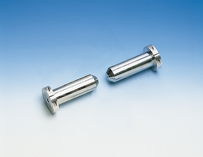 Pole pieces, drilled, conical