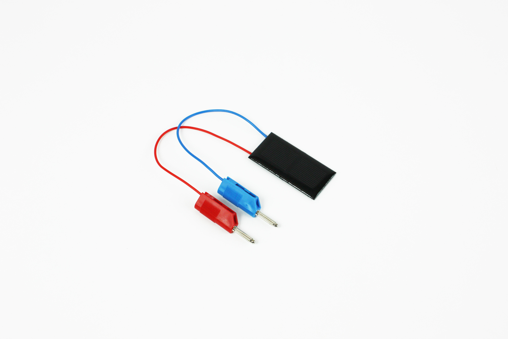 Solar cell 3.3 x 6.5 cm, with plugs, 0.5 V, 330 mA