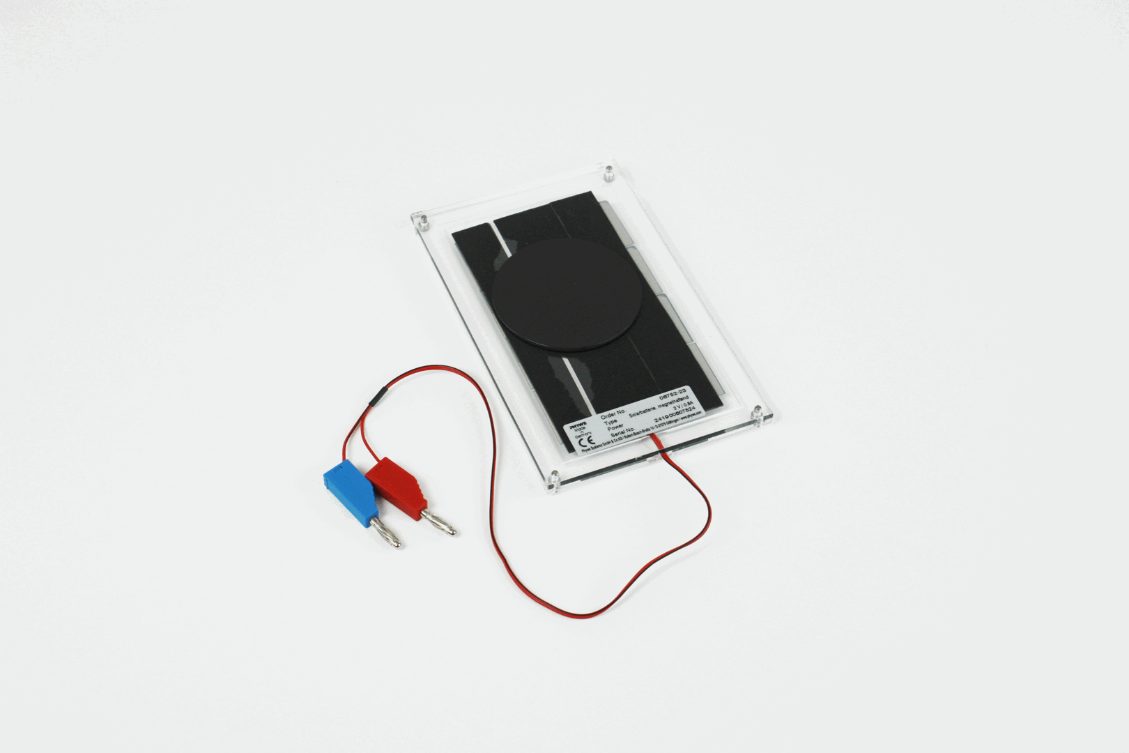 Solar battery, with cable, connectorsand magnet pads