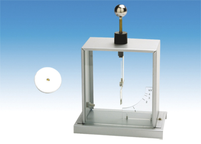 Capacitor plate for electroscope according to Kolbe