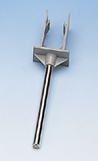 Notch bearing with plug