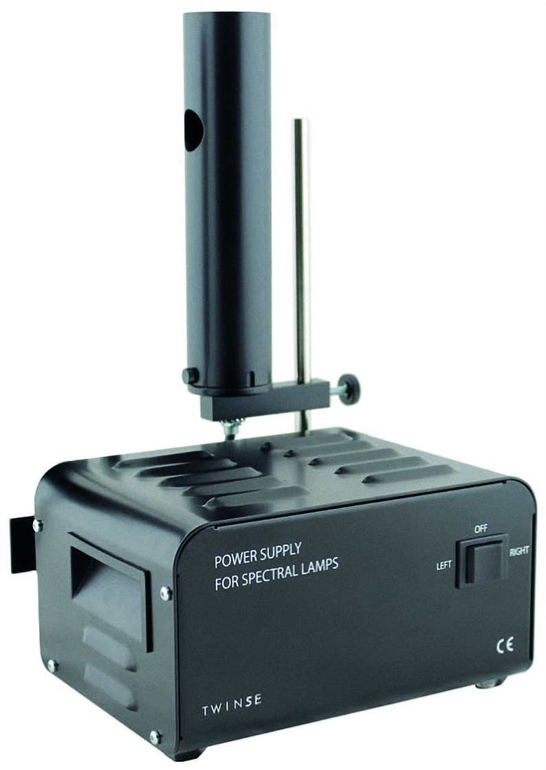 Power supply with holder for spectral lamps E27