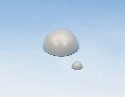 Model earth/moon, magnet held