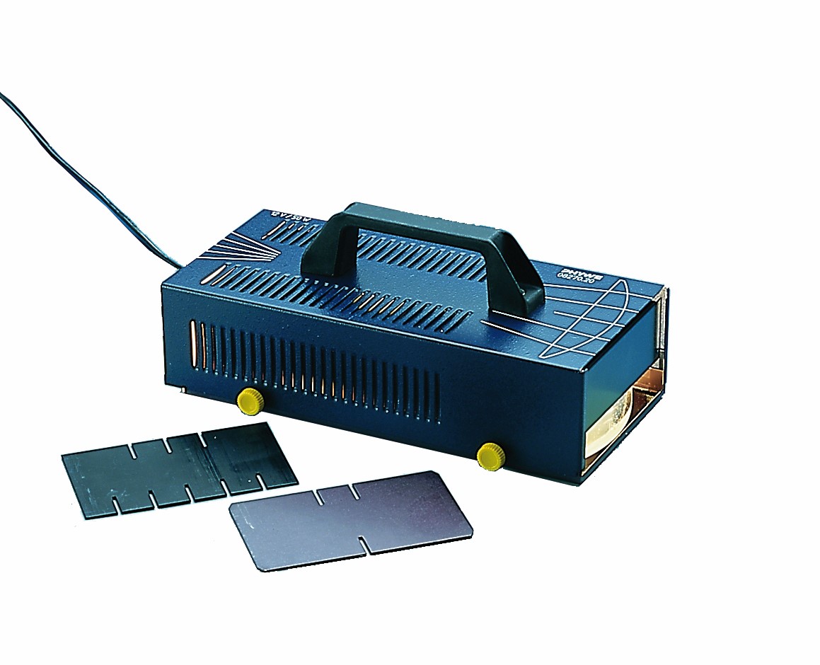 Halogen lamp for experiments, 12V/50W, with magnetic base