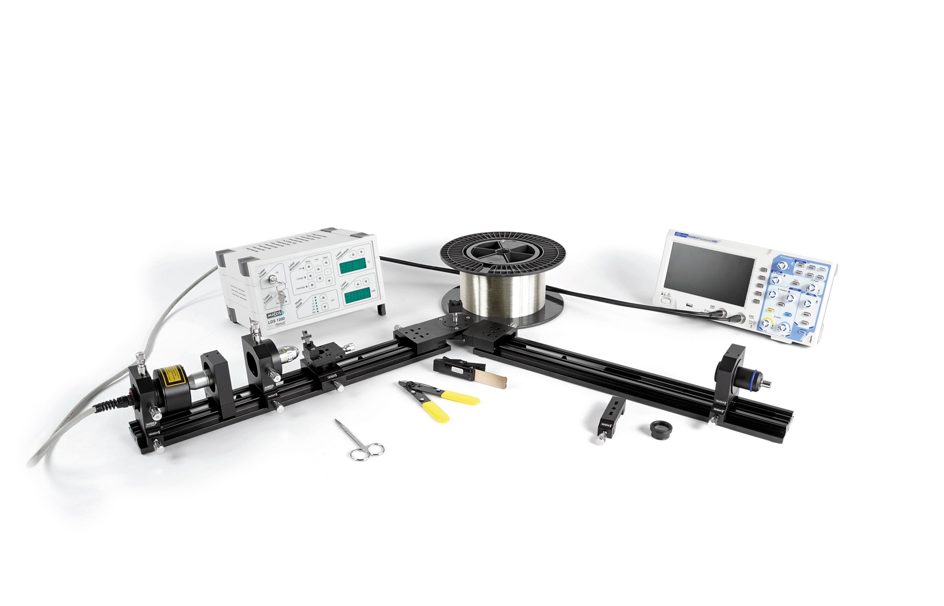 Experimental set Fibre optics