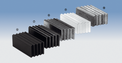 Absorption material, iron