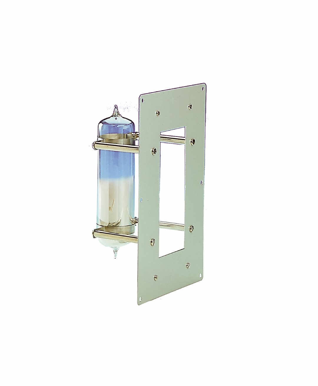 Na resonance lamp on plate