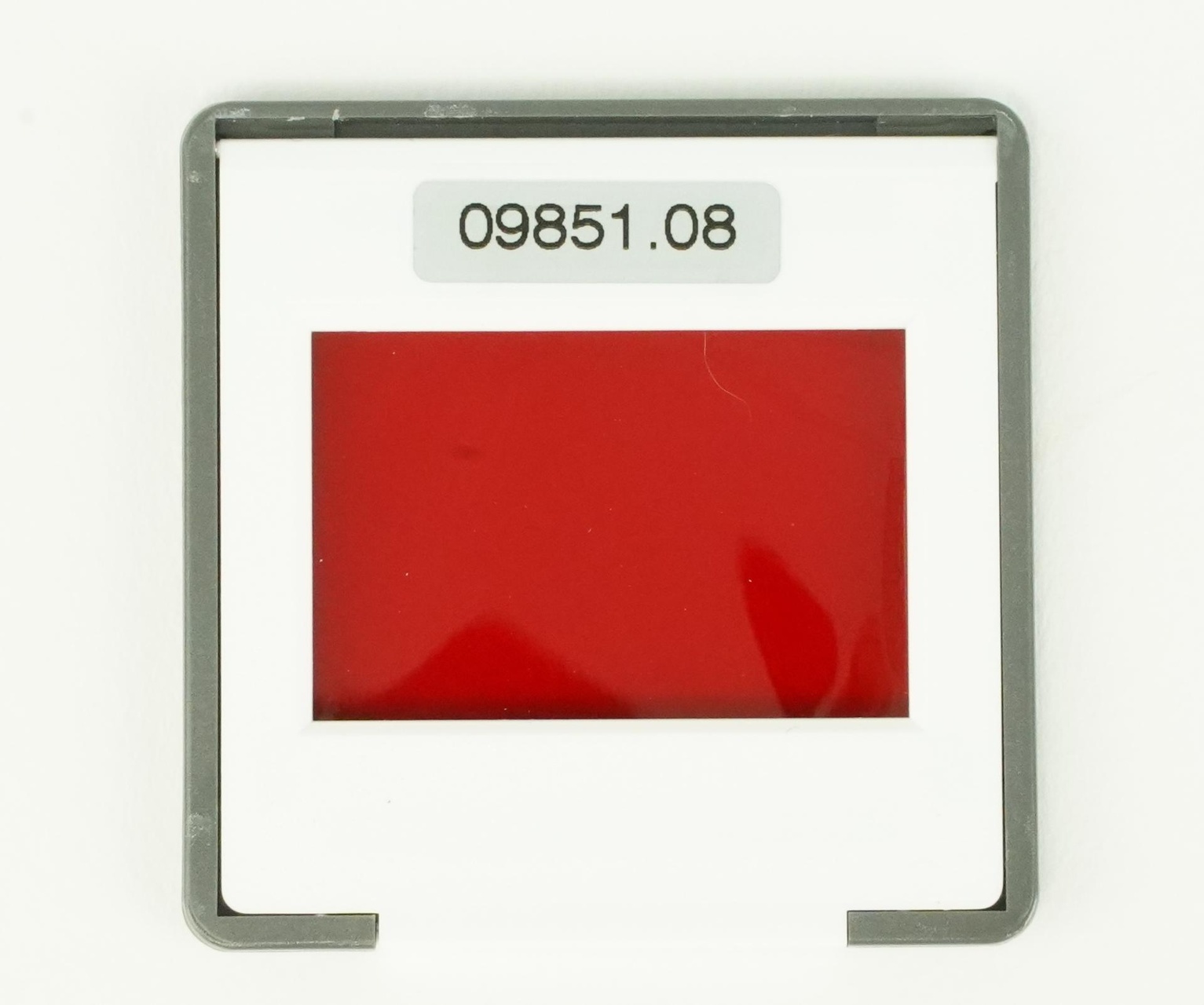 Foil filter, red, in slide frame glasless