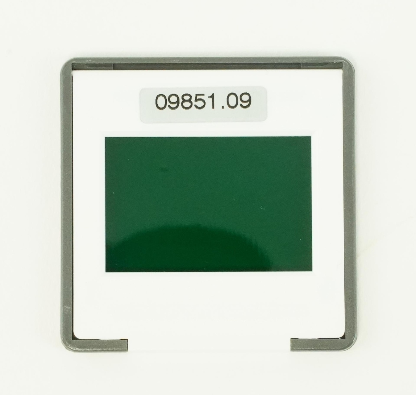 Foil filter, green, in slide frame glasless