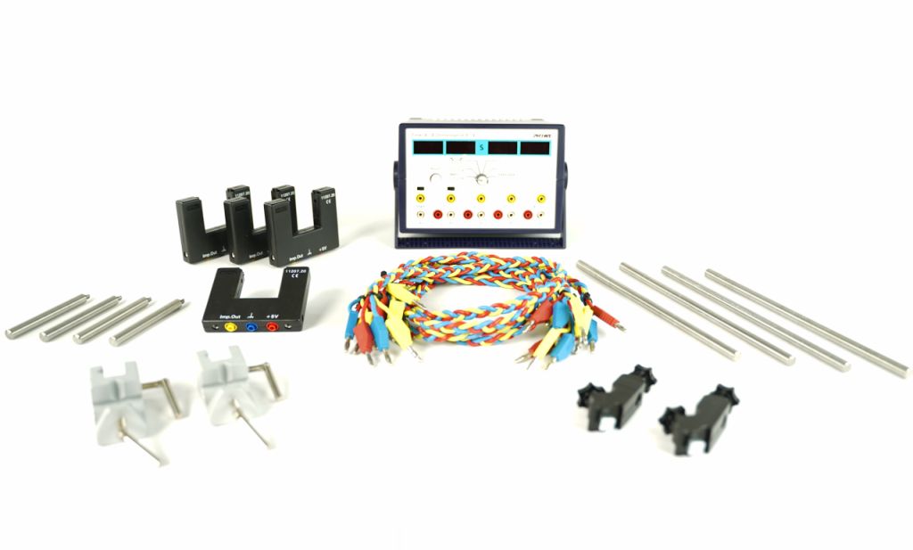 Light barrier set for air track