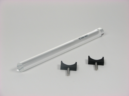 Acrylic glass cylinder with a holder