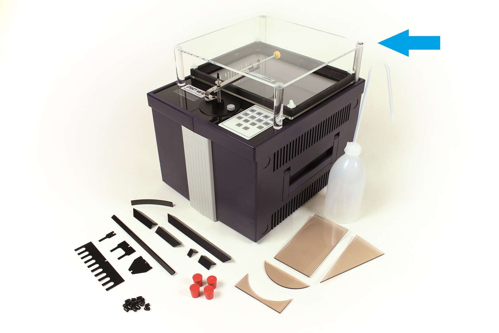 Drawing table for ripple tank
