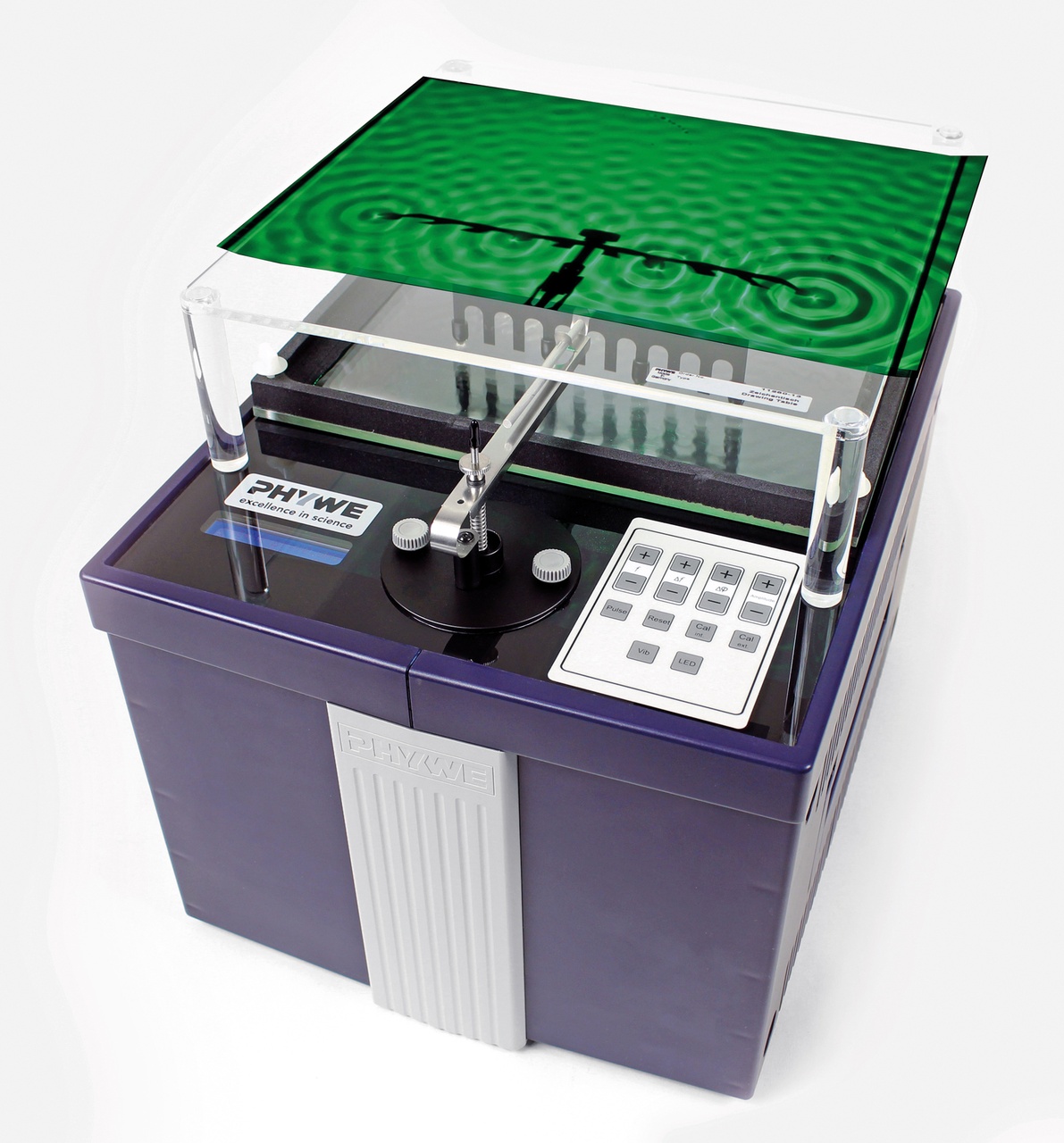 Ripple Tank with LED light source, complete set