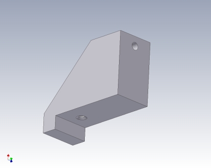 End holder for demonstration track