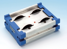 Cart, low friction sapphire-bearing