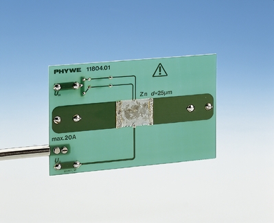 Hall effect, Zn, carrier board