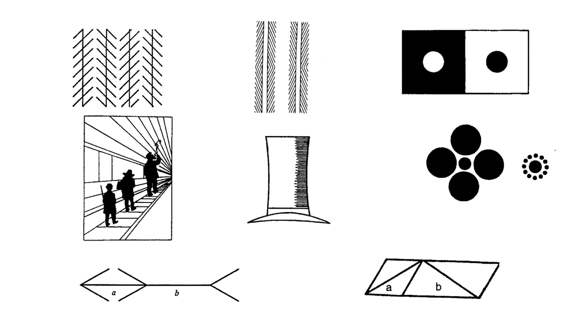Set of cards "sight", e.g. blind spot