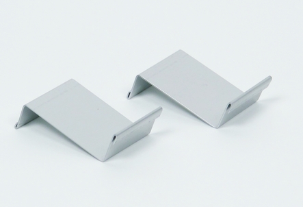 Metal angle bracket for glass tube o.d. = 44 mm