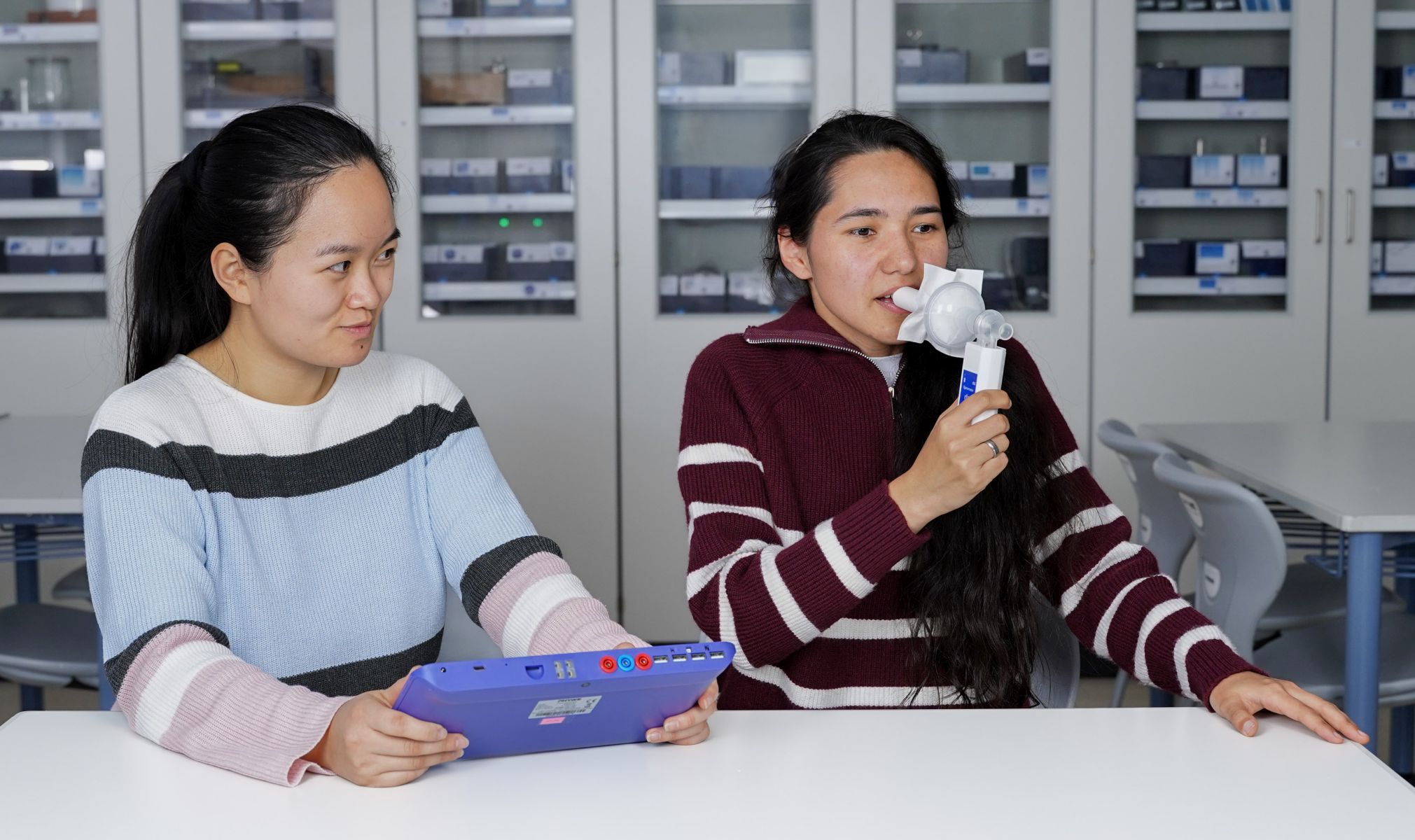 Student set Human and electrophysiology digital for 10 experiments, TESS advanced Biology