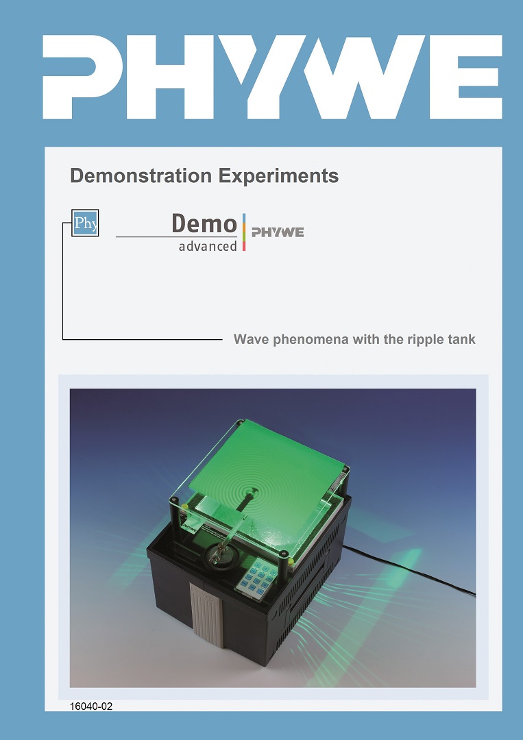 Demo advanced Physics Manual PHYWE Ripple Tank