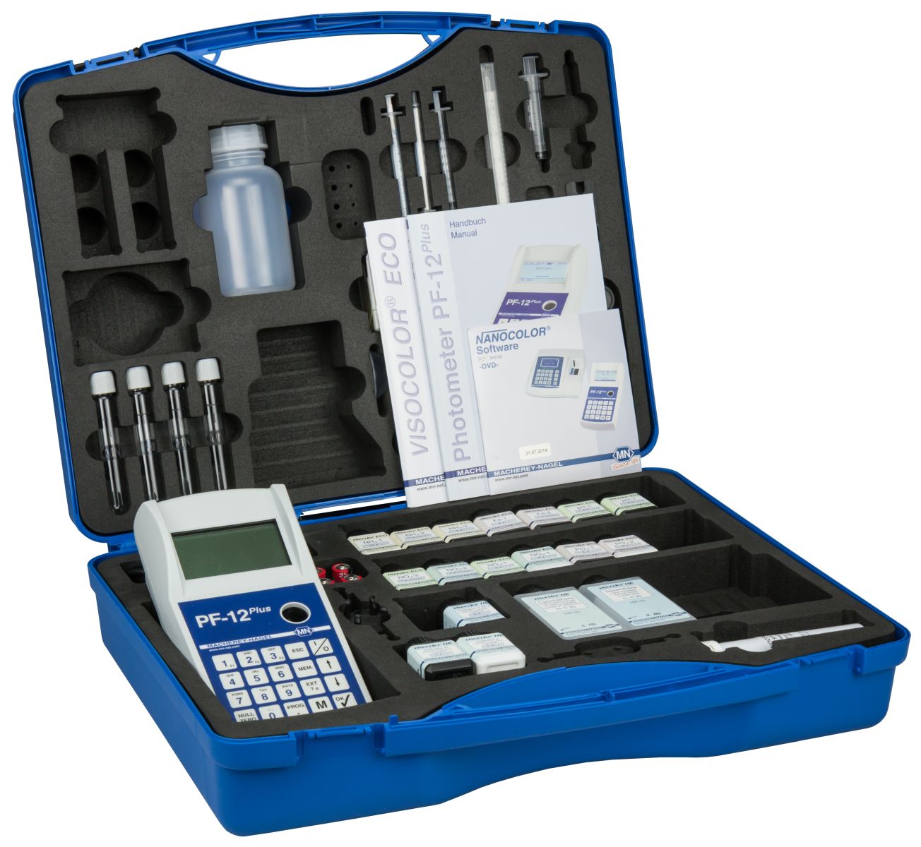 Water analysis excursion case with filter photometer