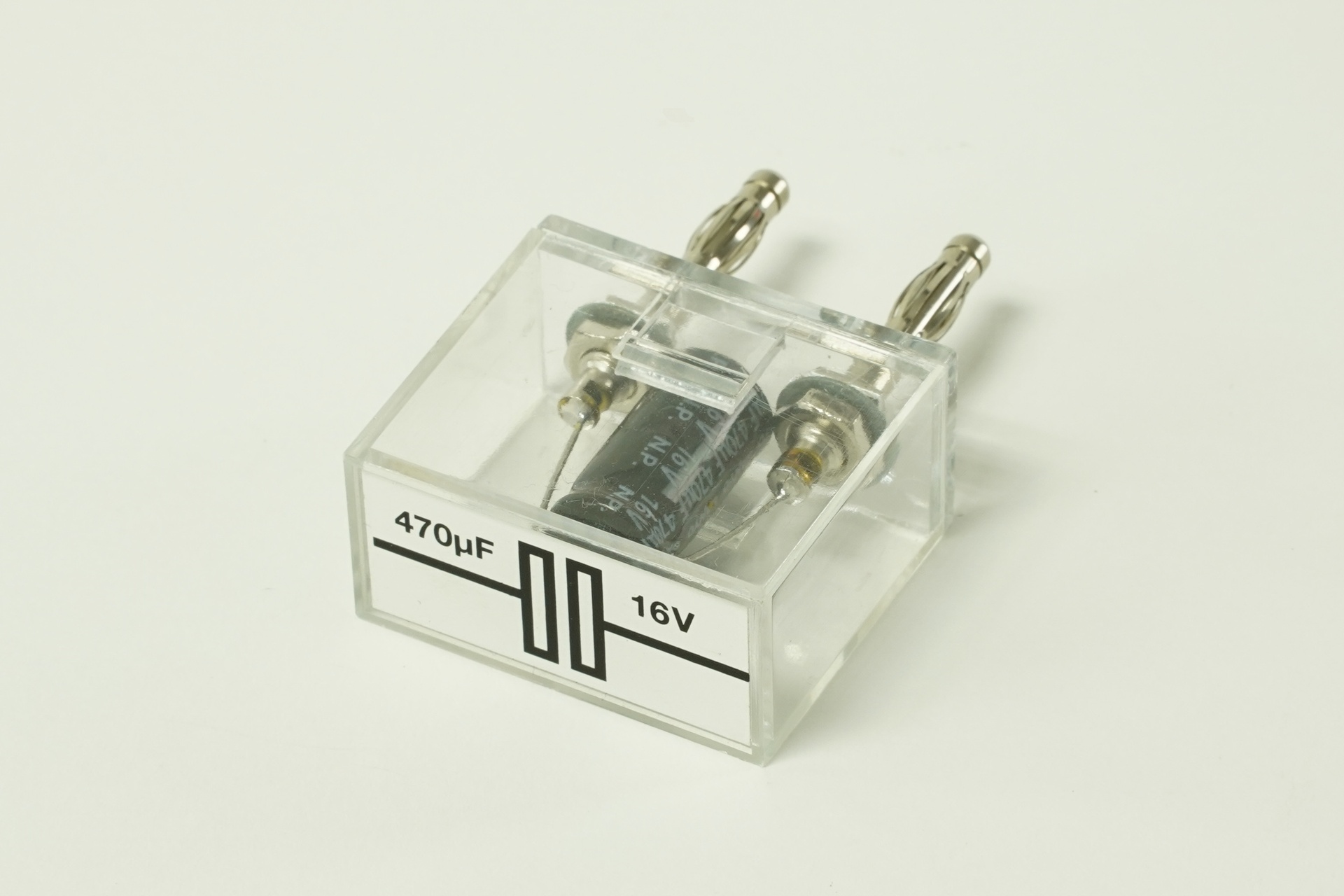 Electrolytic capacitor 470 µF/16V bipolar, G1
