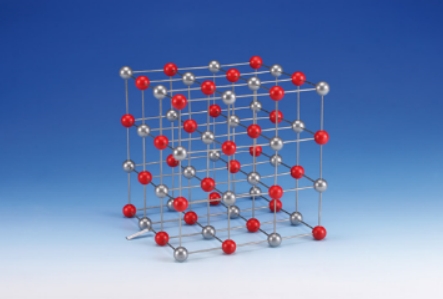 Crystal lattice model sodium chloride