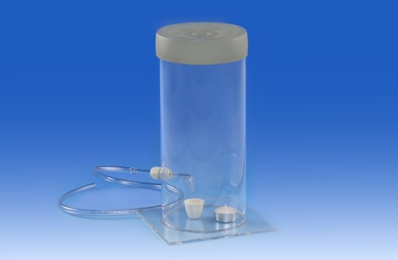 Plexiglass cylinder for dust explosions