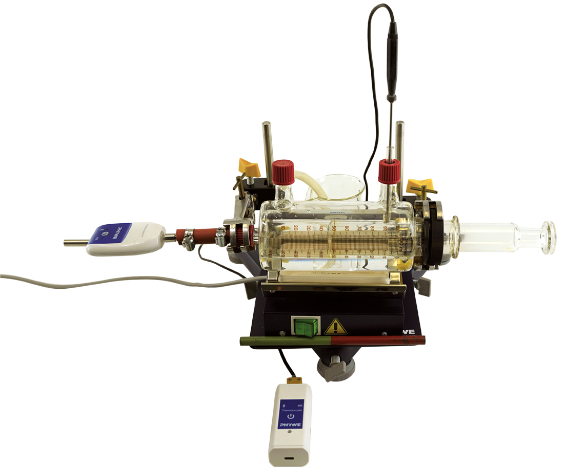 Set Gas laws with glass jacket and Cobra SMARTSense