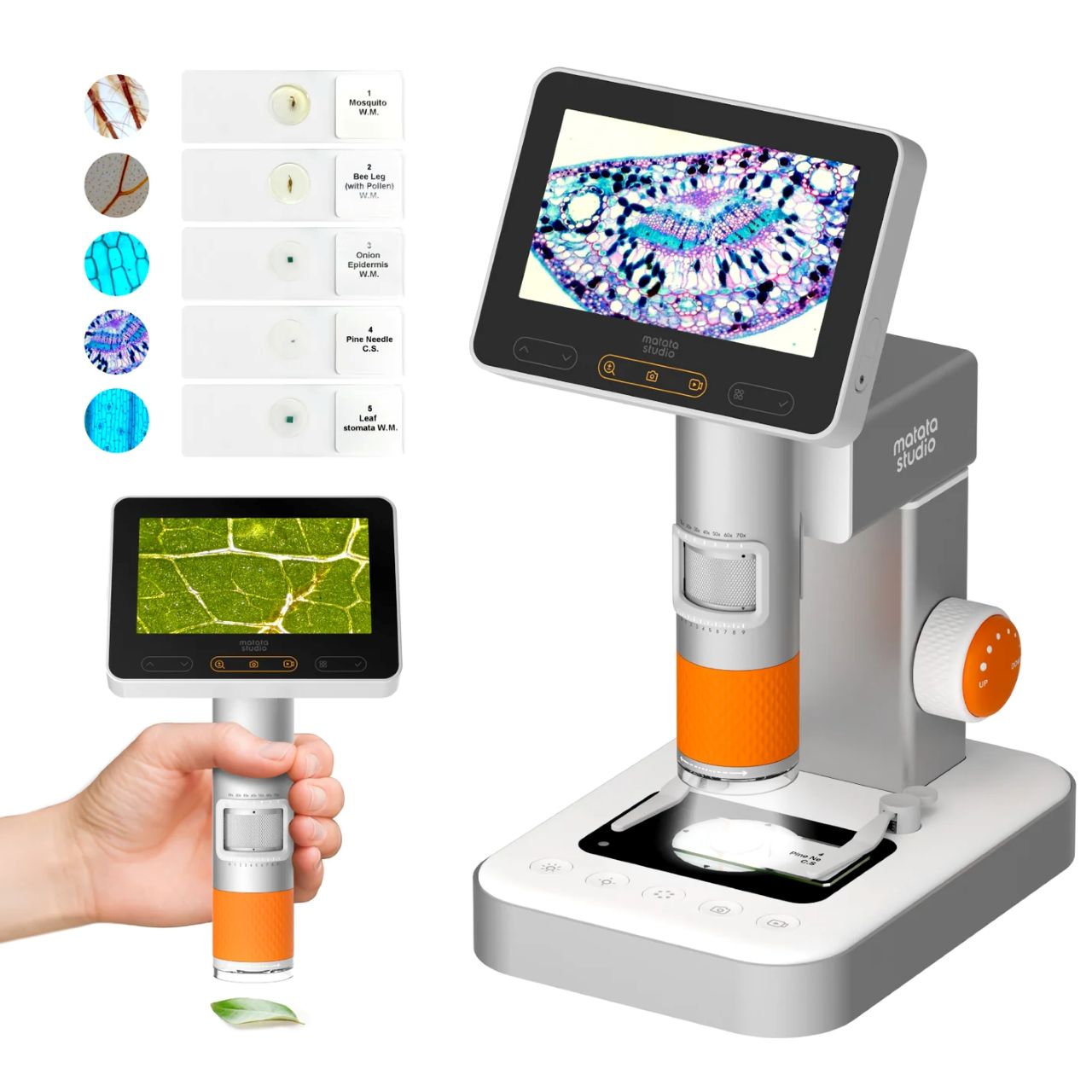 MX2-AS Digital Microscope (Handheld and Transmitted Light Microscope)