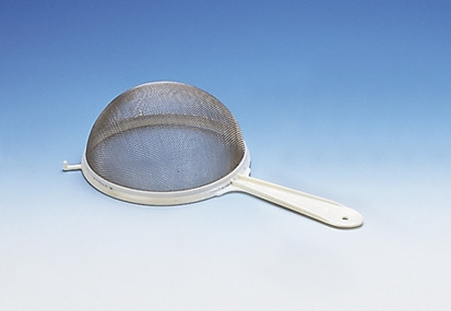 Sieve, narrow mesh,