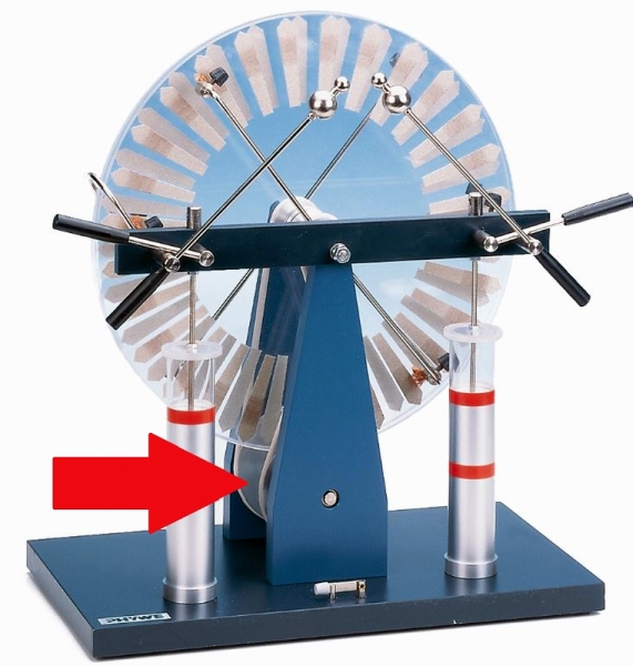 Spare belts (2 pieces) for Wimshurst influence machine