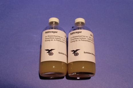 nutrient agar, 2 flasks, 2x 125 g
