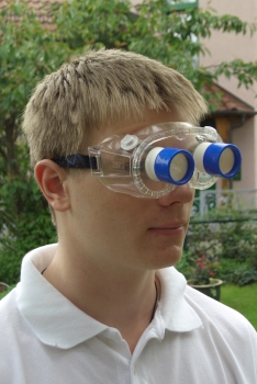 Facetted-eye goggles