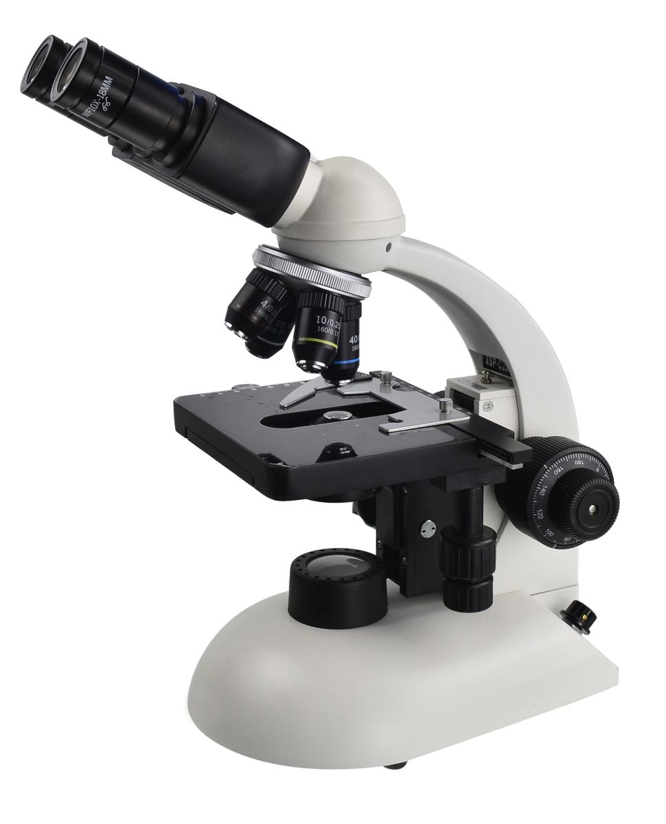 PHYWE Binocular student microscope, 1000x, mechanical stage