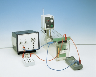 Temperature dependence of different resistors and diodes