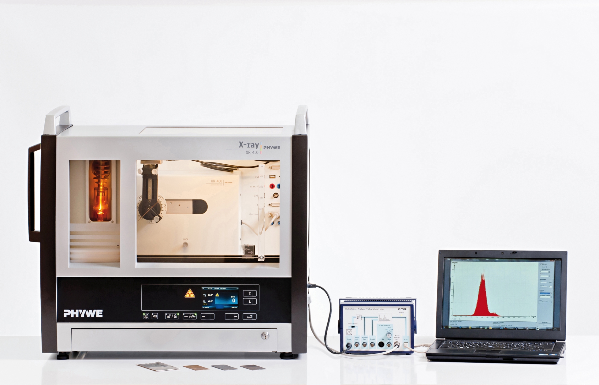 X-ray energy spectroscopy - calibration of the X-ray energy detector