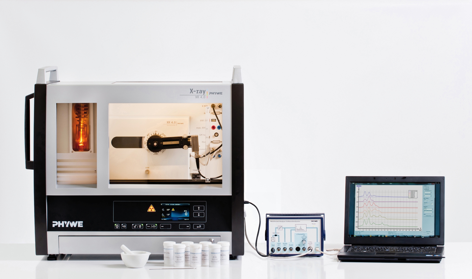 Energy-dispersive measurements of K- and L-absorption edges