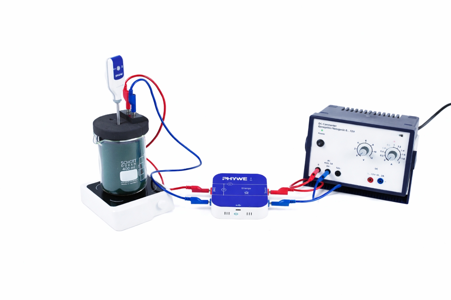 Specific heat capacity of different liquids with Cobra SMARTsense